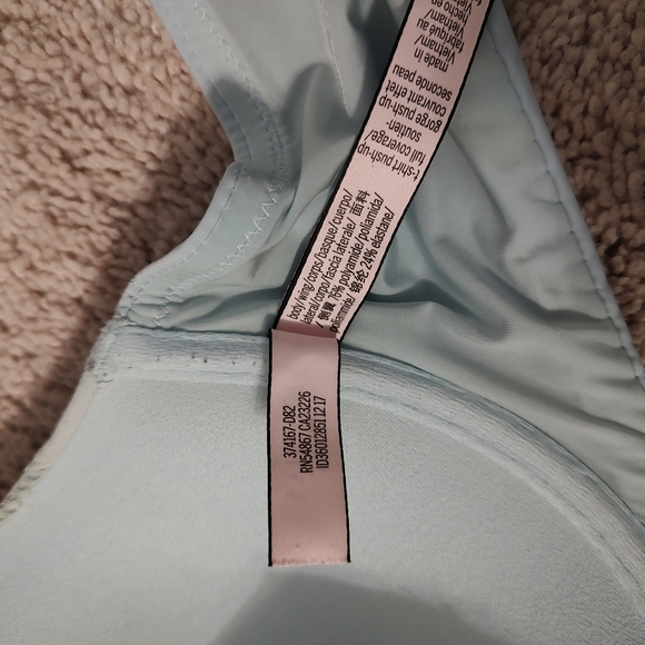 💙 GUC Victoria's Secret T-shirt Push Up Full Coverage Racerback Front Close, 36 - Picture 14 of 15